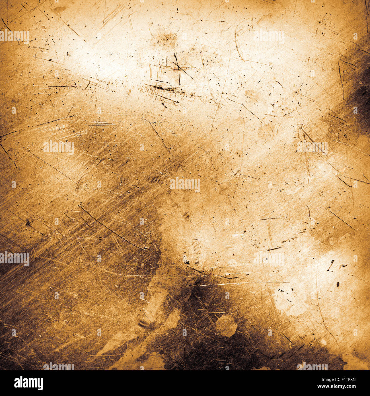 Graffiato texture metallica Foto Stock