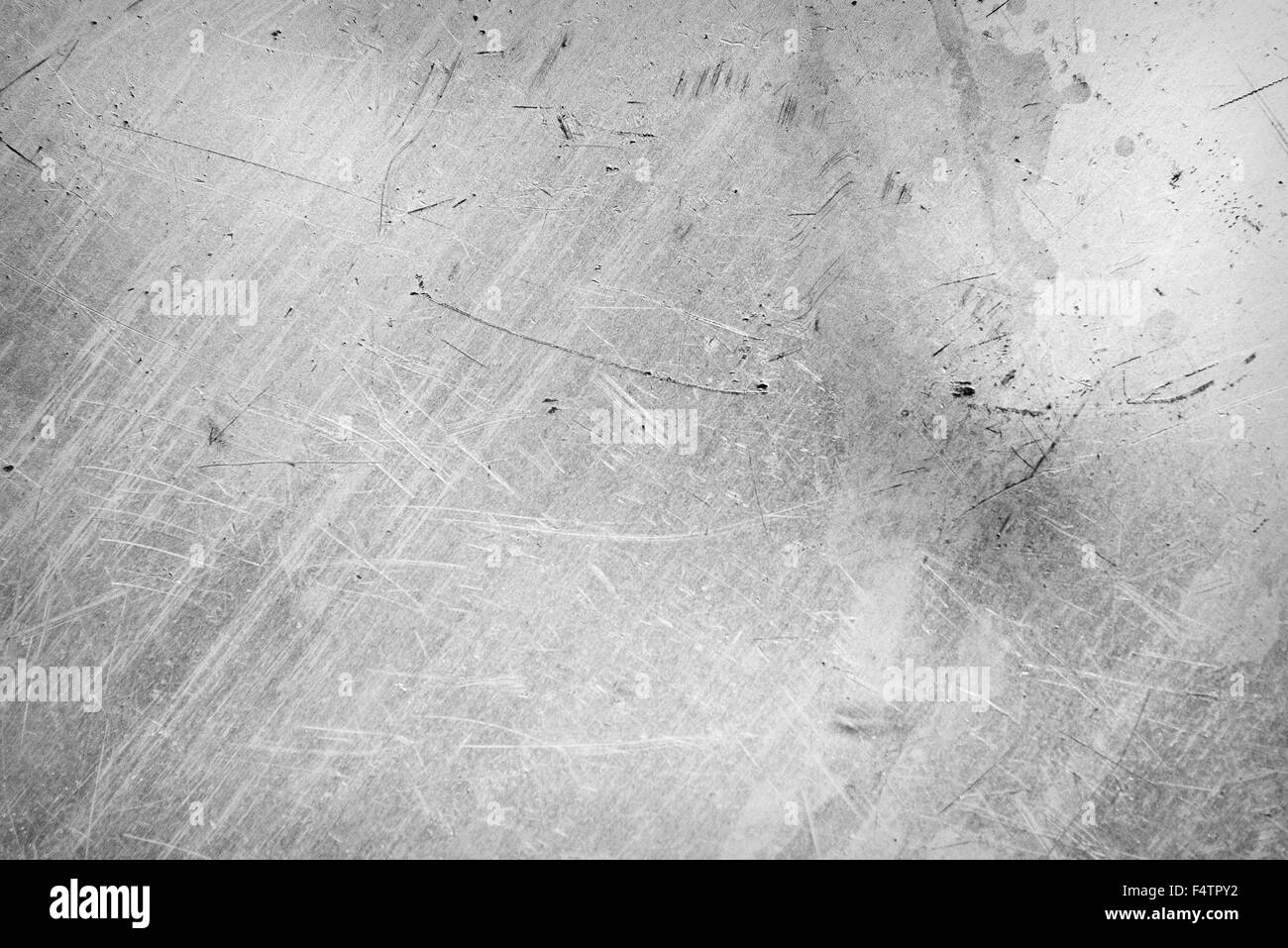 Graffiato texture metallica Foto Stock