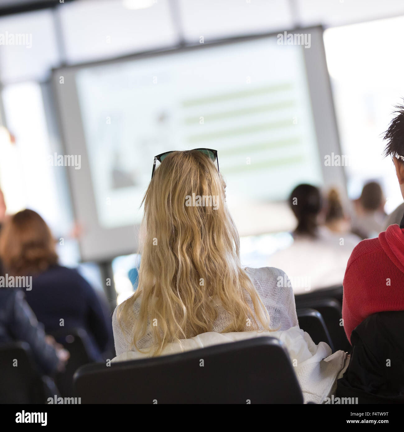 Lezione all università. Foto Stock