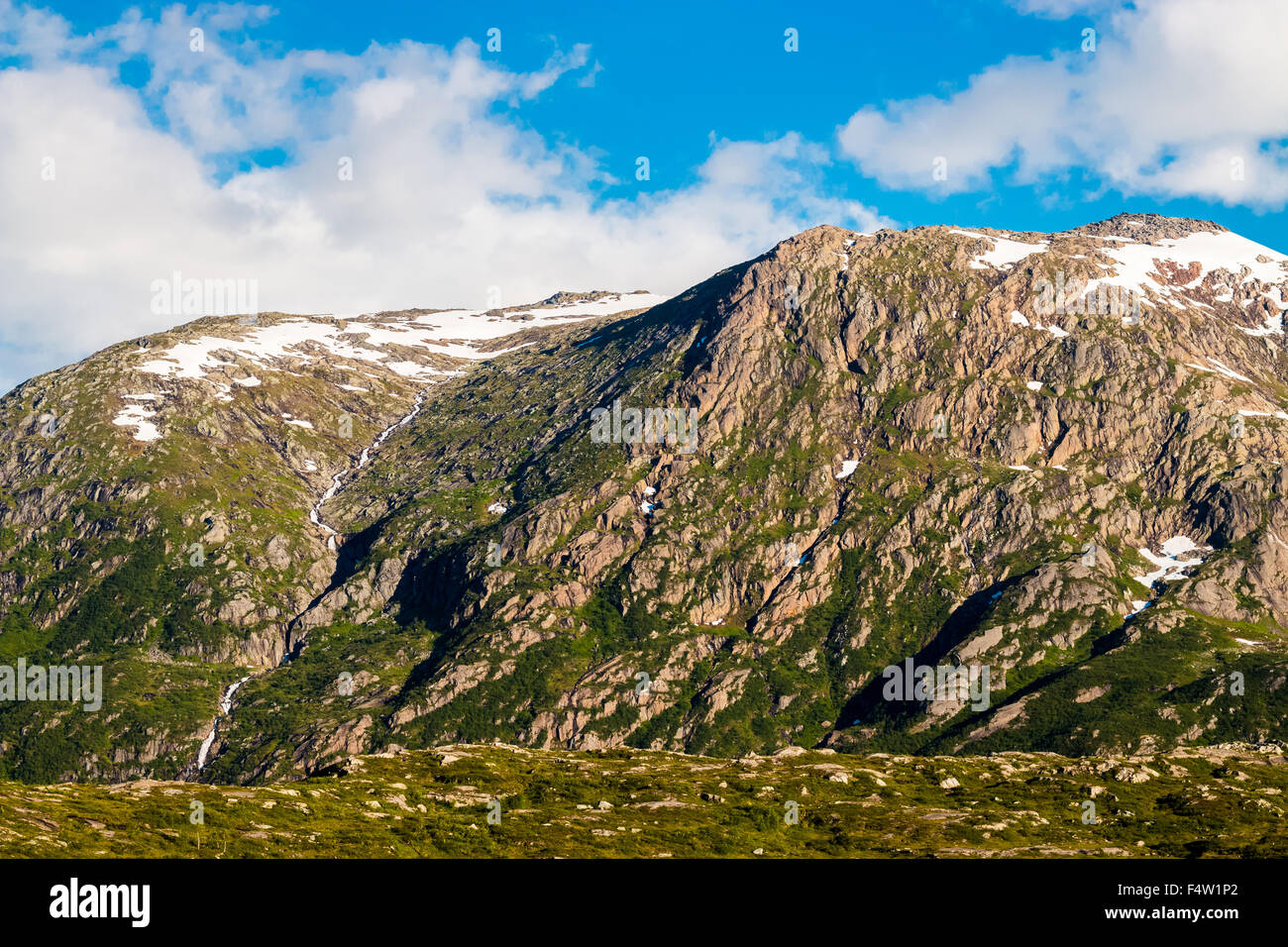 Paesaggi di Saltfjellet-Svartisen Parco Nazionale. Foto Stock