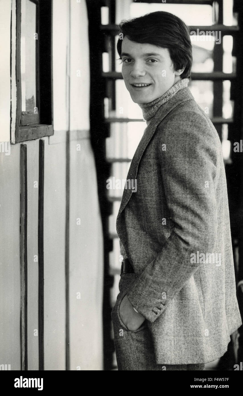 Il cantante italiano Massimo Raineri Foto Stock