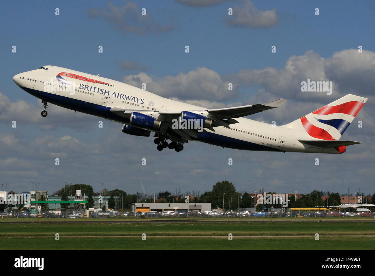 BA 747 Foto Stock