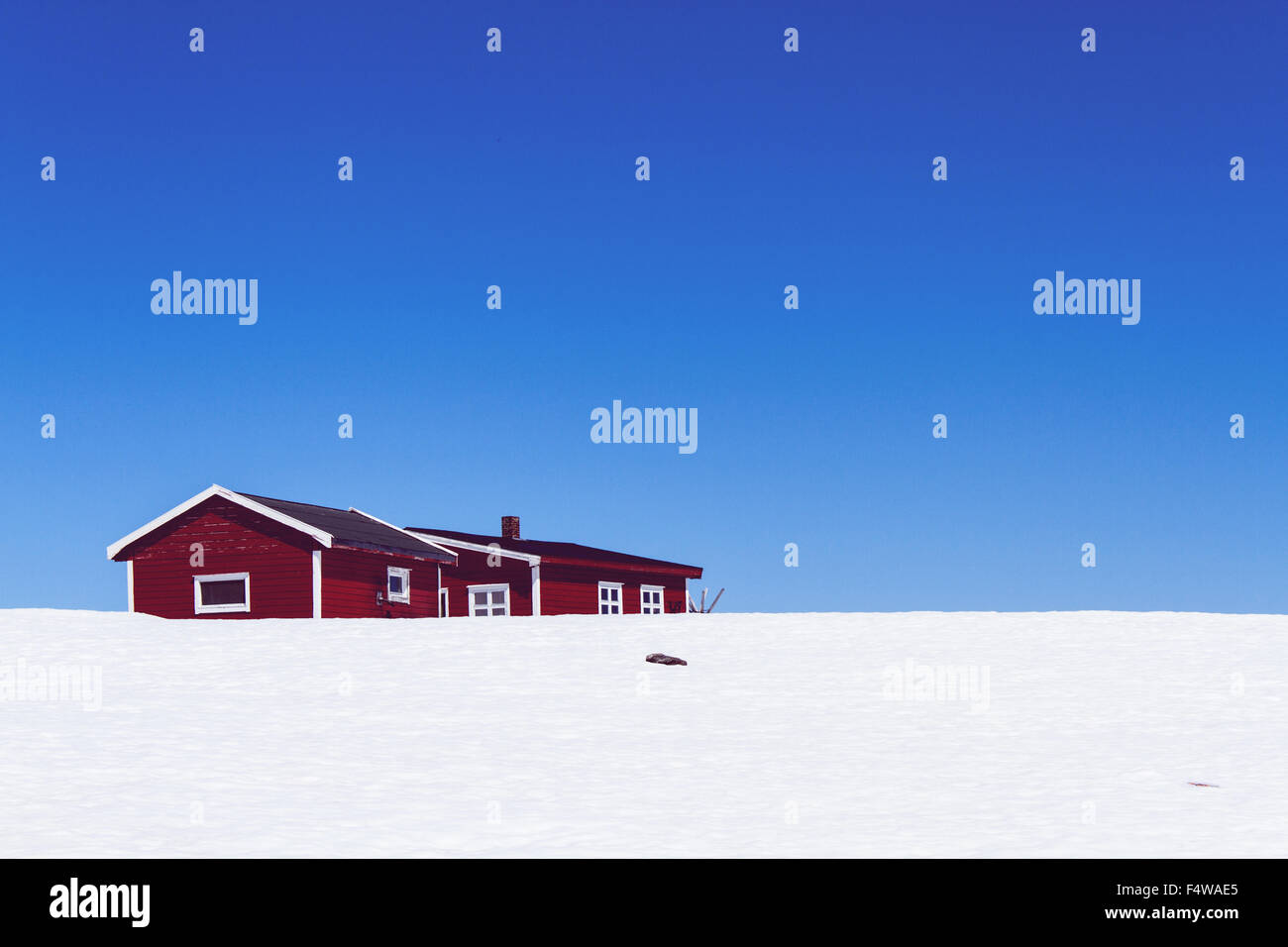 Deserto di neve Foto Stock