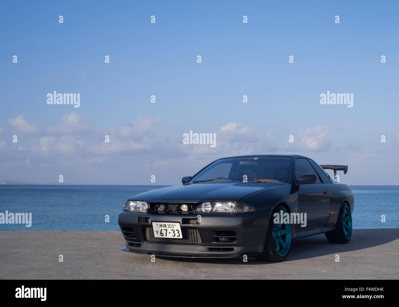 Nissan Skyline di terza generazione ( R32 ) GTR GT-R ad alta prestazione iconica giapponese auto sportive ( Okinawa, in Giappone) Foto Stock