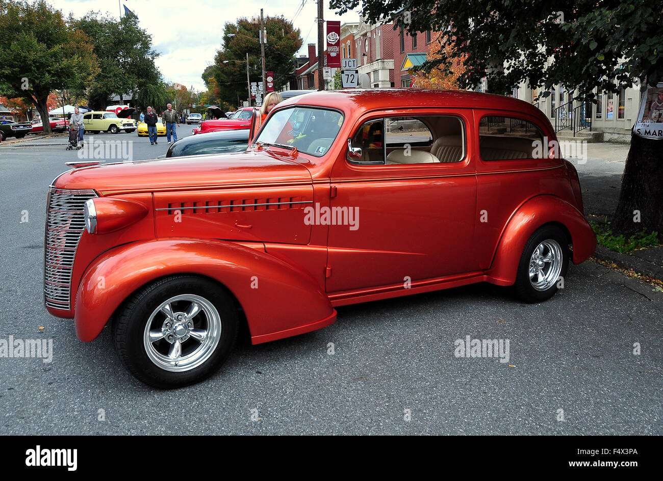 Manheim, Pennsylvania: Vintage automobile all'Manheim Classic Car Show e sfilata Foto Stock