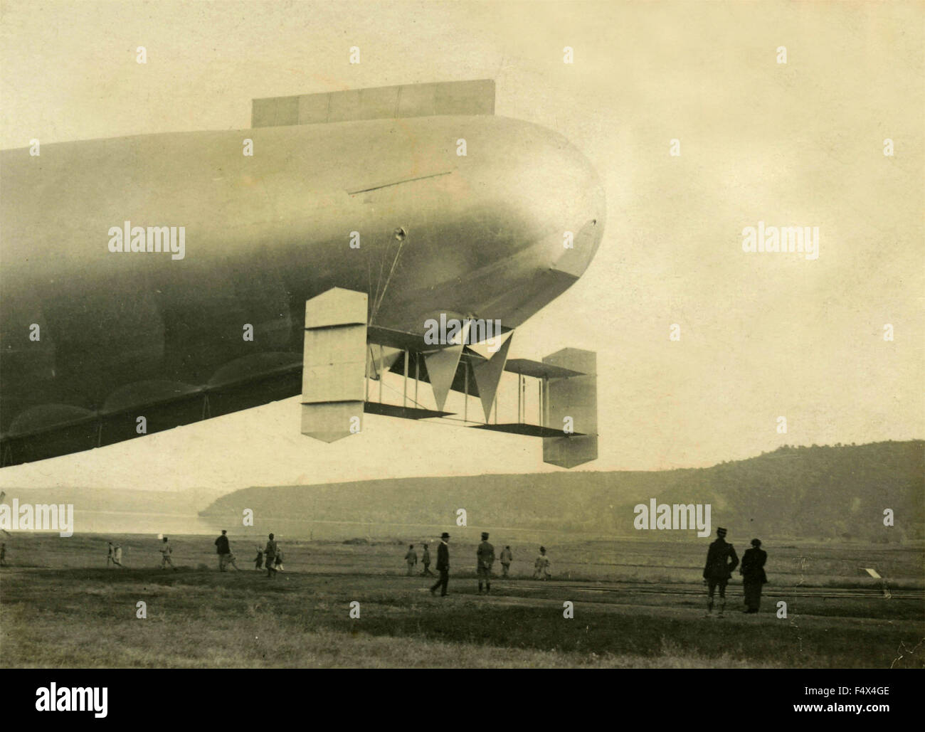 Militare italiana dirigibile tipo P Foto Stock