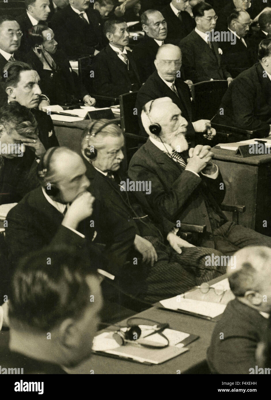 Una vista della lega delle nazioni Foto Stock