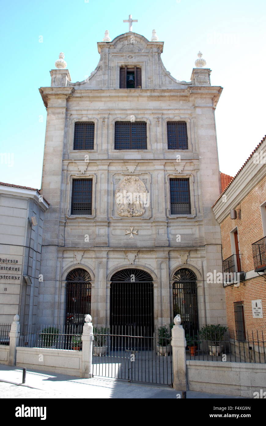 Piccolo convento nel centro di Madrid Foto Stock