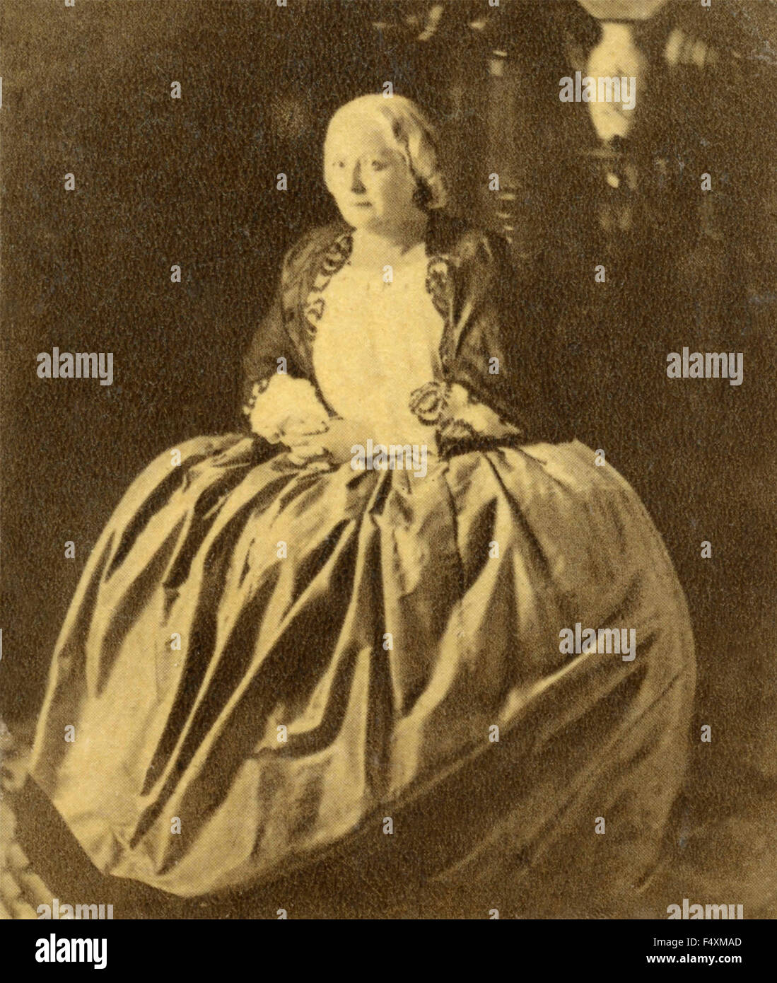 Ritratto di Juliette Drouet, un amante di Victor Hugo Foto Stock