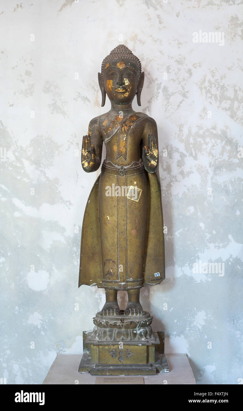 Immagine del Buddha,Viharn Kien museum, Nakhon Si Thammarat, Thailandia Foto Stock
