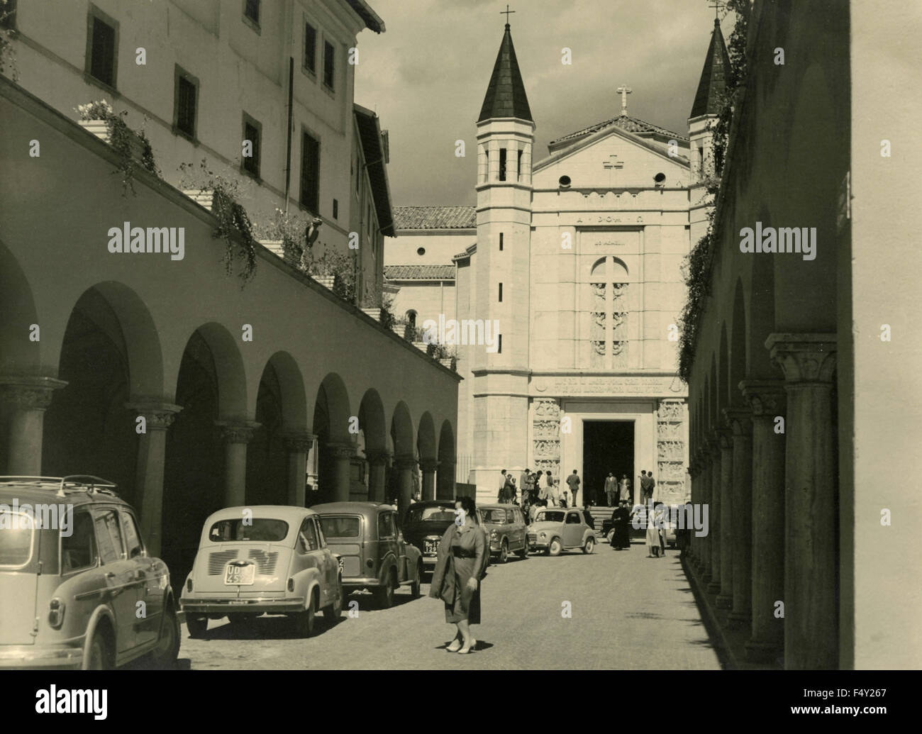 Il Santuario di Santa Rita, Cascia, Italia Foto Stock