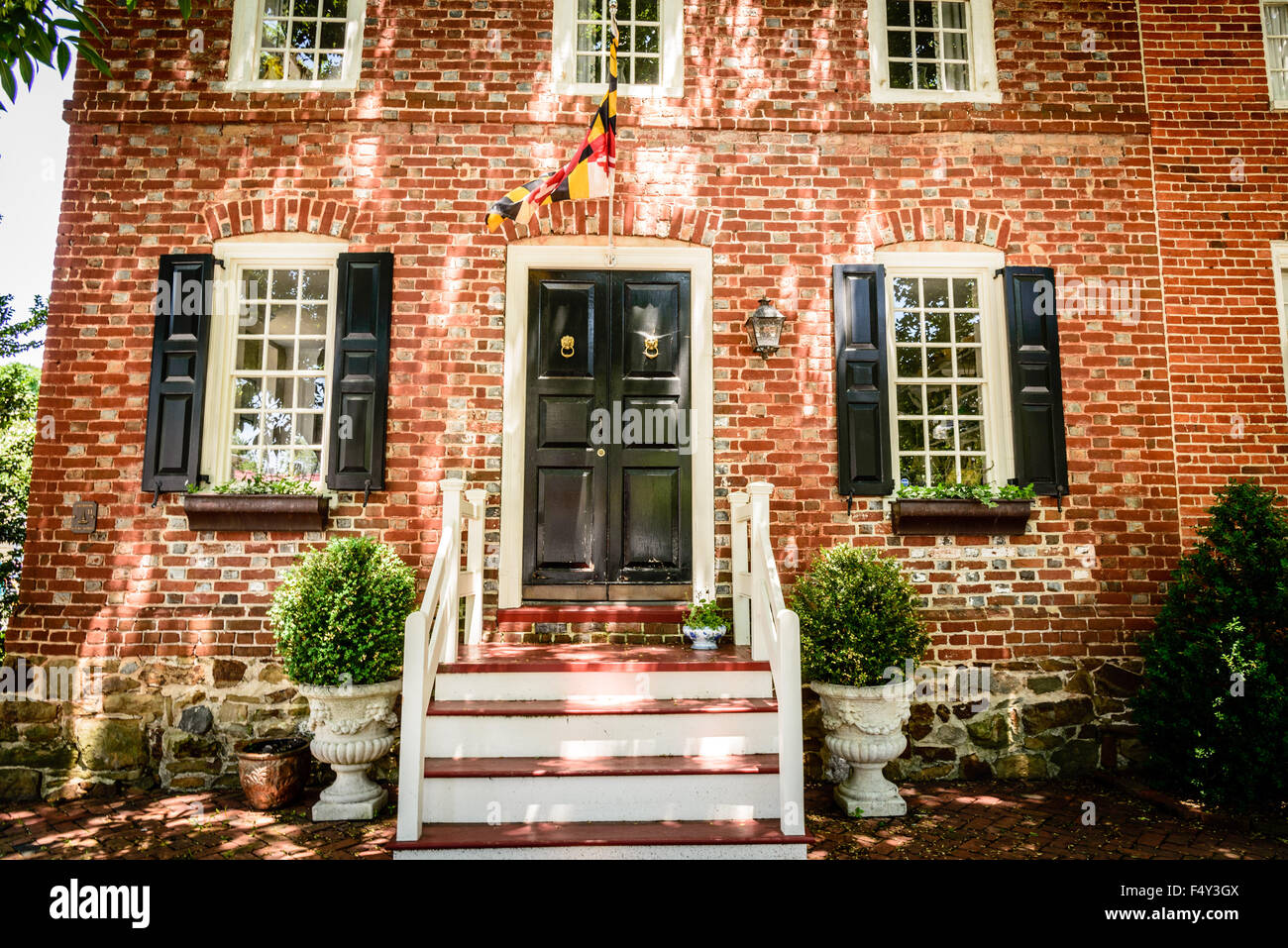 Casa Buck-Chambers (John Buck casa), 103 Queen Street, Chestertown, Maryland Foto Stock