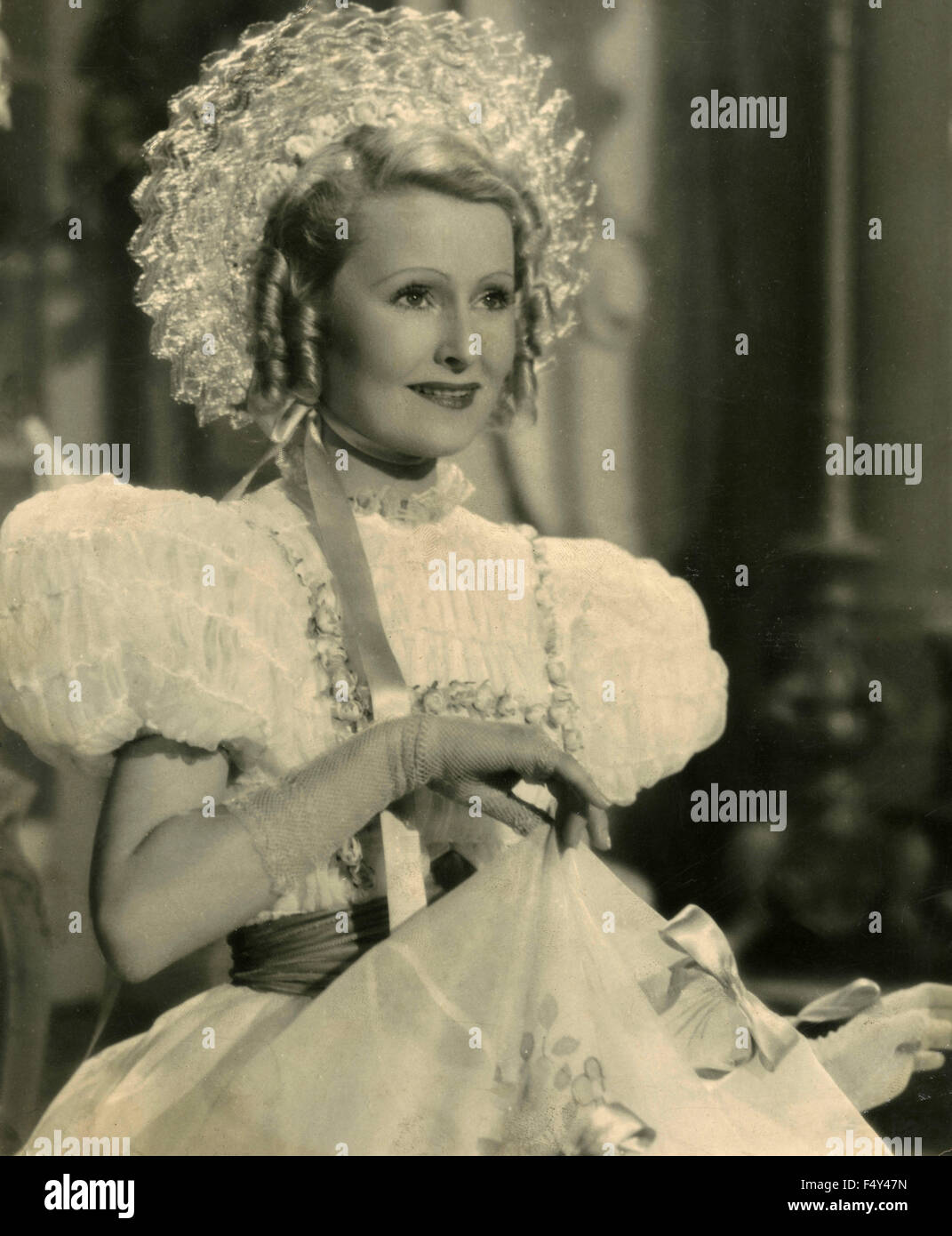 Attrice tedesca Lilian Harvey nel film Serenade Foto Stock