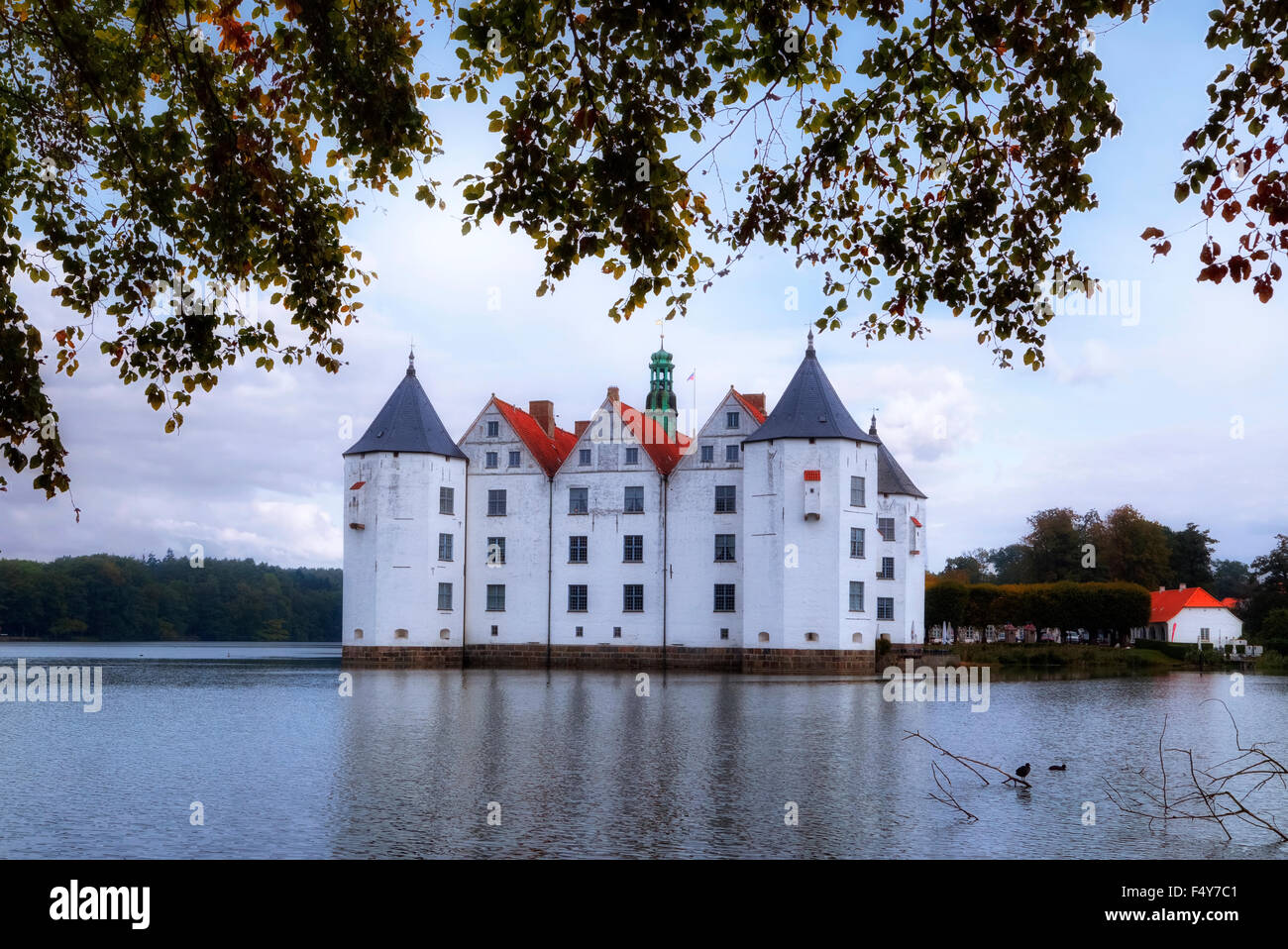 Il castello di Glücksburg, Schleswig-Holstein, Germania Foto Stock