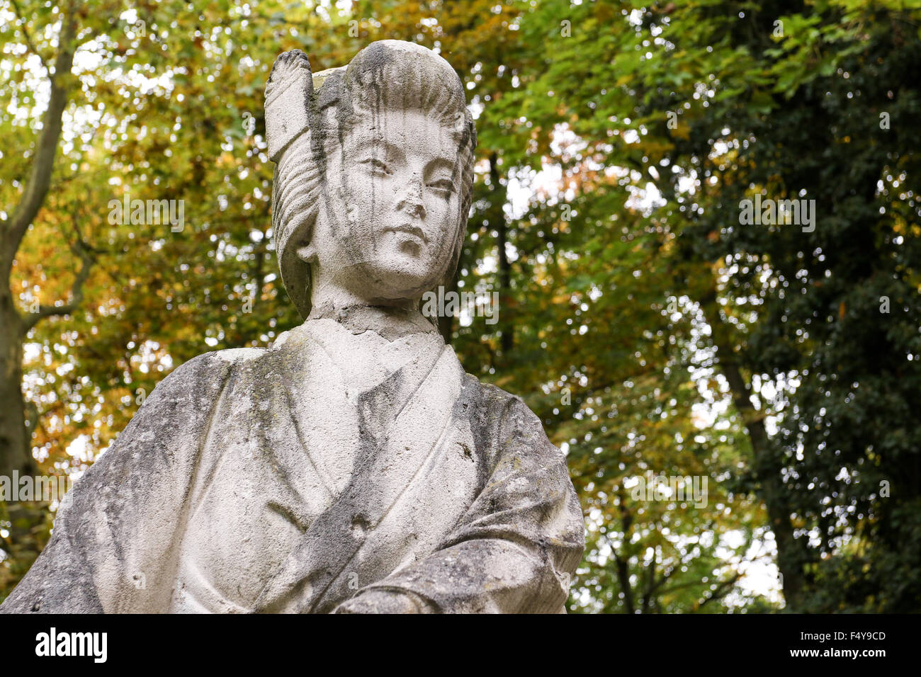 Nordkirchen, Germania. Il 24 ottobre 2015. Autunno a "Versailles di Westfalia", il favoloso palazzo barocco Schloss Nordkirchen Foto Stock