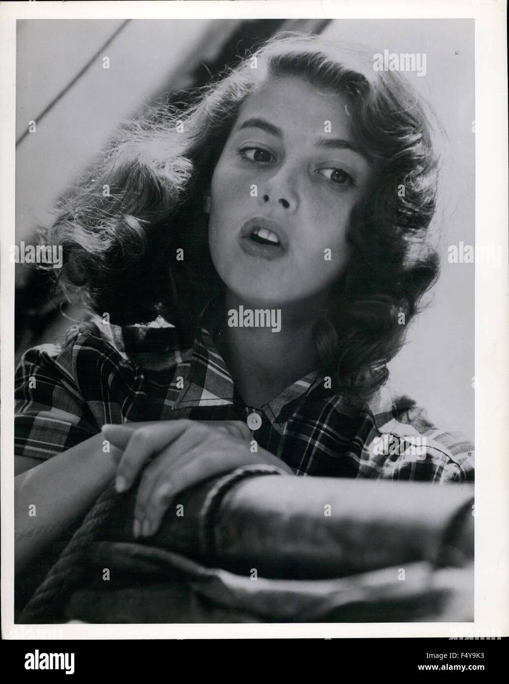 1968 - La semplice bellezza di Pier Angeli, Stella di ''Teresa'', darle un appello per tutti. Lei è un grande cambiamento di Biagio di Hollywood. © Keystone Pictures USA/ZUMAPRESS.com/Alamy Live News Foto Stock
