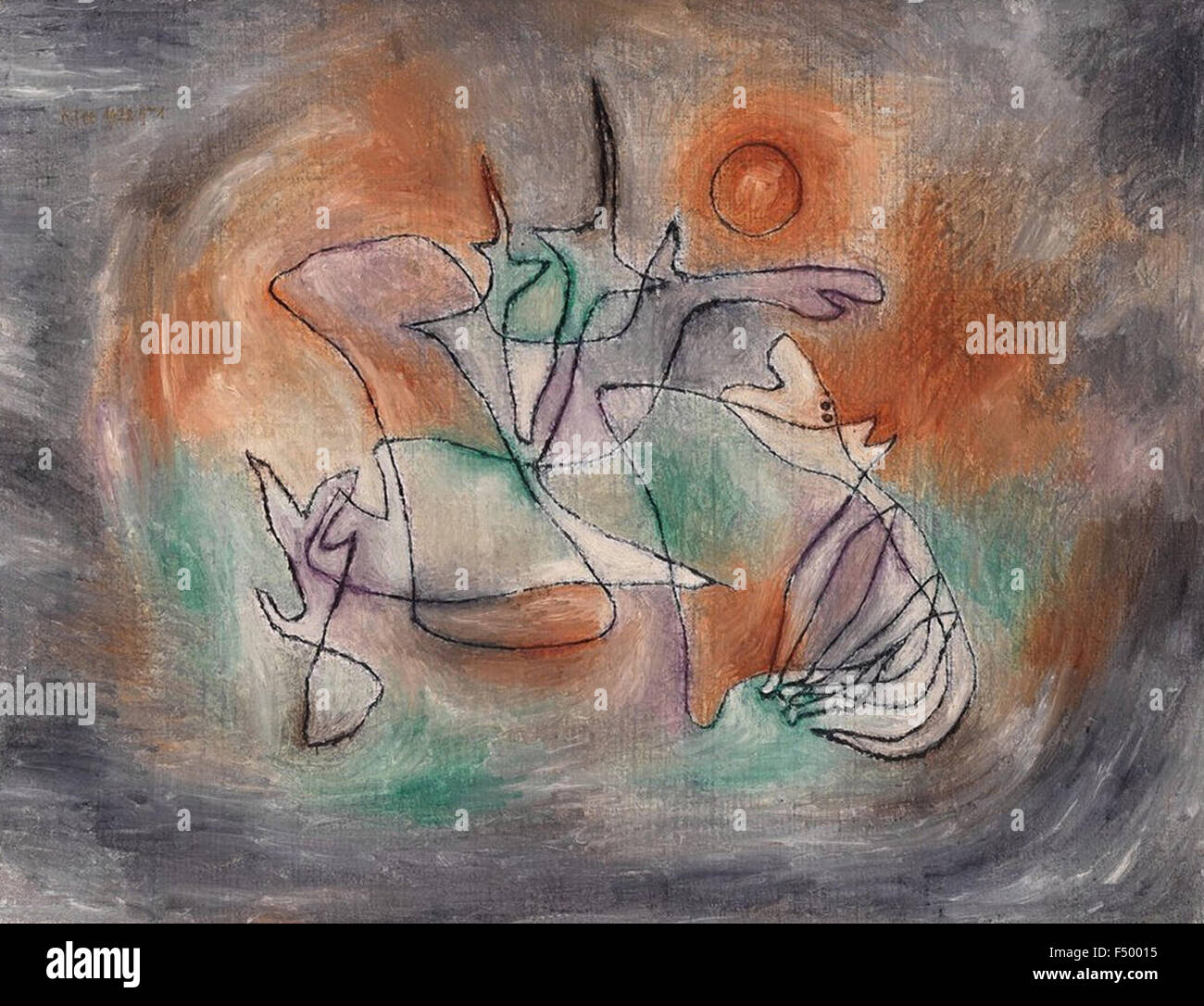 Paul Klee - ululati cane Foto Stock