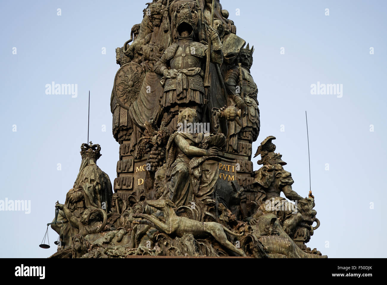 Piramide Grupello parata sulla piazza, Mannheim, Baden-Württemberg, Germania, Europ Foto Stock