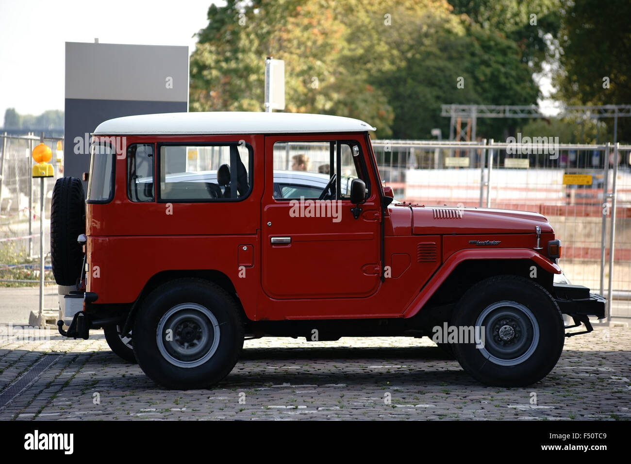 Toyota Land Cruiser Vista laterale Foto Stock