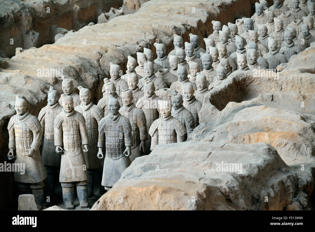 Guerrieri di Terracotta. No.1 pit. Foto Stock