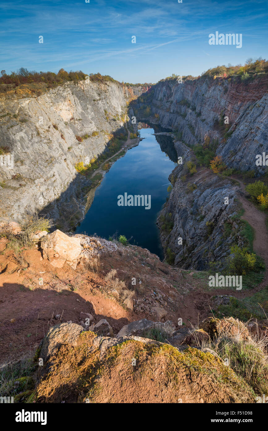 Velká Amerika (Big America, Ceco Grand Canyon), Repubblica Ceca, Europa Foto Stock