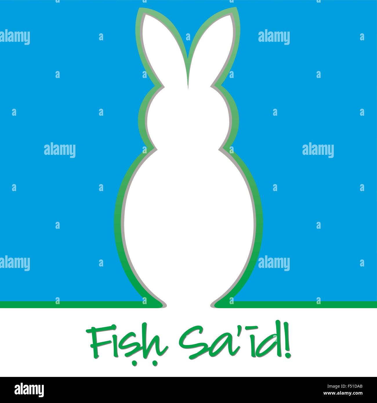 "Felice Pasqua' luminose bunny tagliare carta in formato vettoriale. Illustrazione Vettoriale