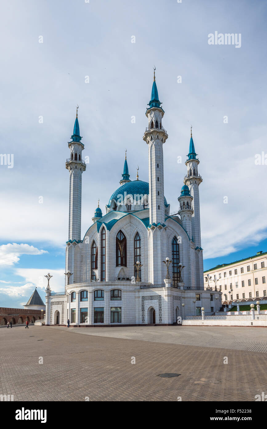 La moschea Kul-Sharif a Kazan, il Tatarstan, Russia Foto Stock