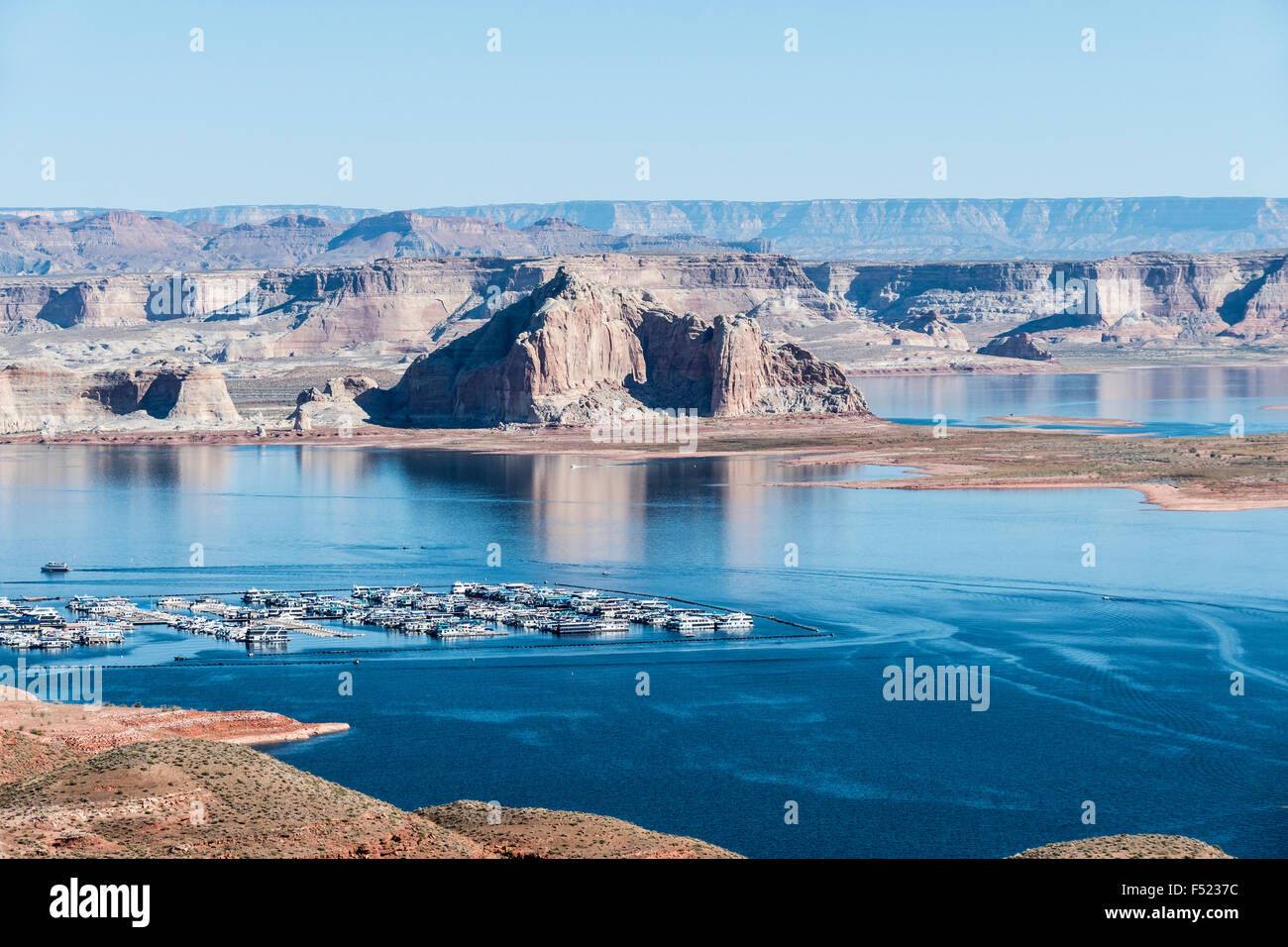 Il Lake Powell sul fiume Colorado vicino a pagina, Arizona. Foto Stock