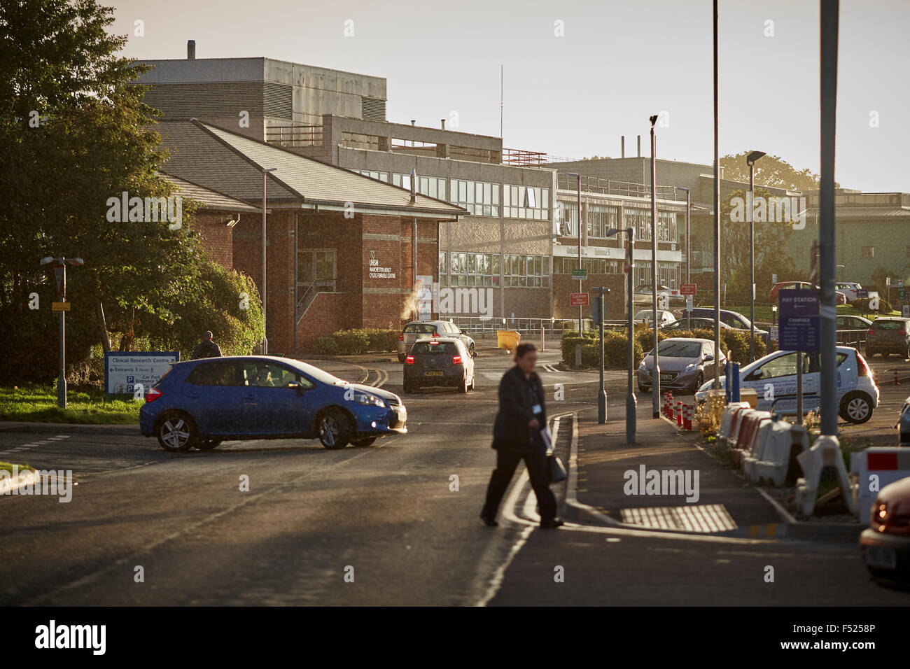 Esterno del Wythenshawe hospital di Baguley ex sanatorio Baguley l'Ospedale Universitario di South Manchester NHS Foundatio Foto Stock
