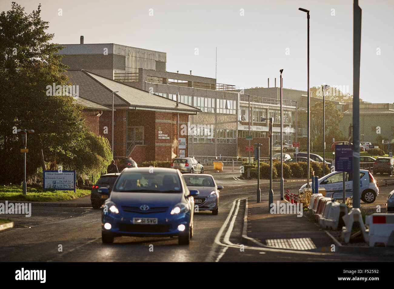 Esterno del Wythenshawe hospital di Baguley ex sanatorio Baguley l'Ospedale Universitario di South Manchester NHS Foundatio Foto Stock