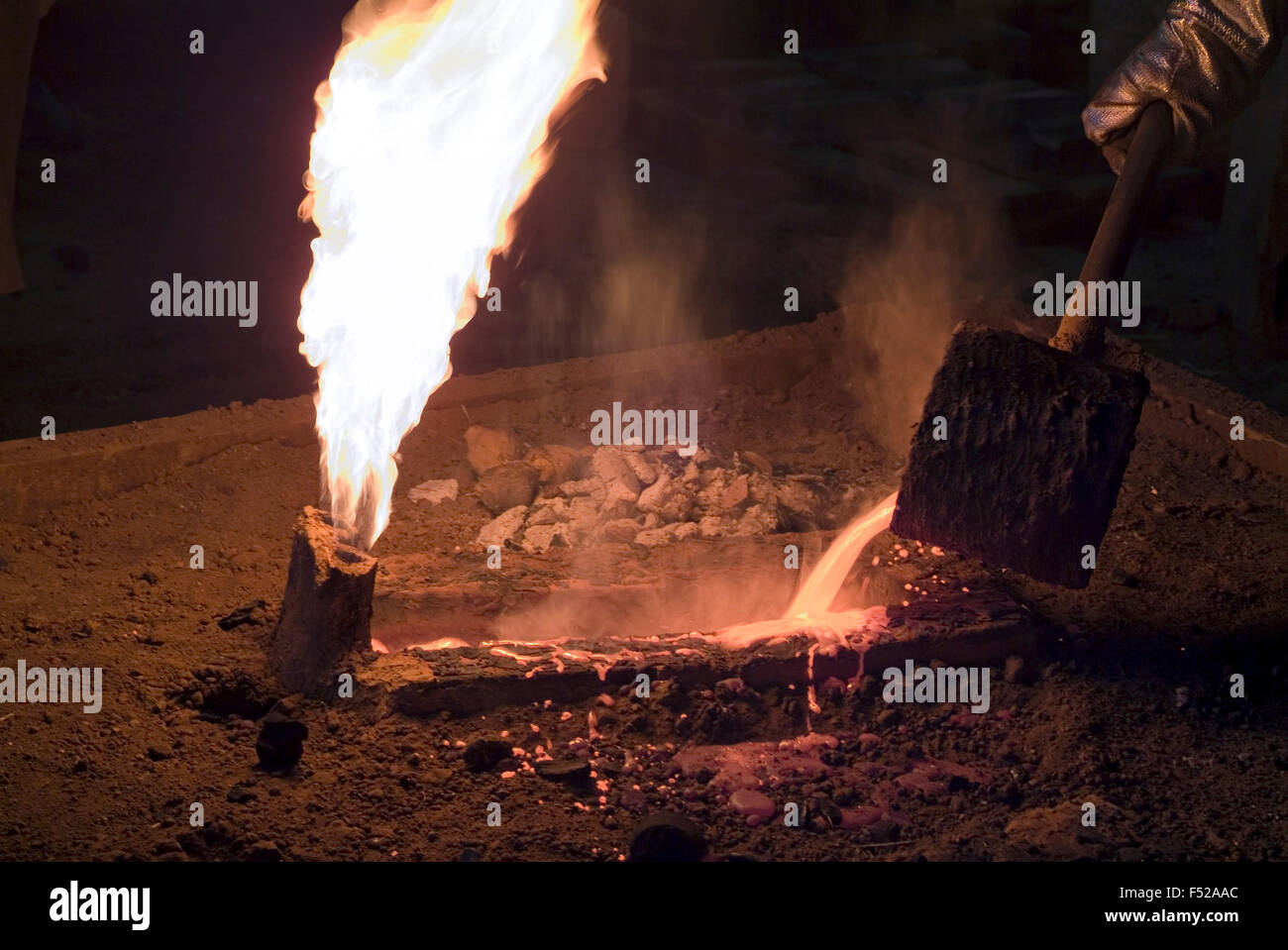 Fusione in bronzo Germania Europa Foto Stock