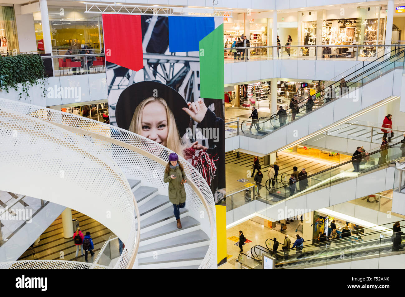 Forum department store, Helsinki, Finlandia Foto Stock