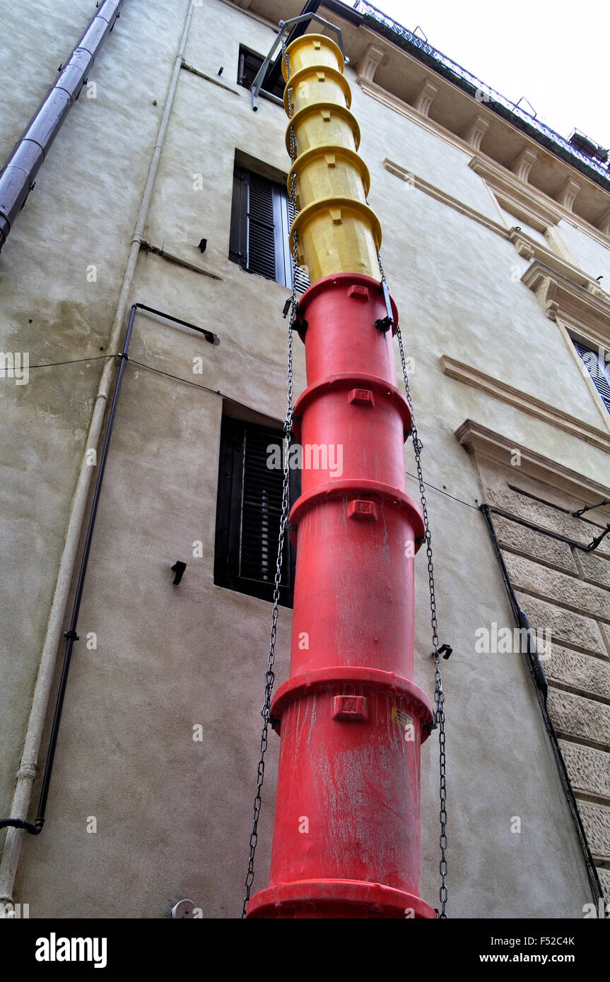 L'Italia, casa sotto lavori di rinnovo Foto Stock