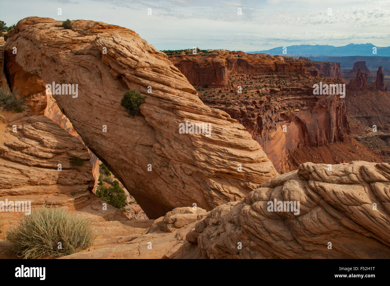 Mesa Arch, Canyonlands NP, Utah, Stati Uniti d'America Foto Stock
