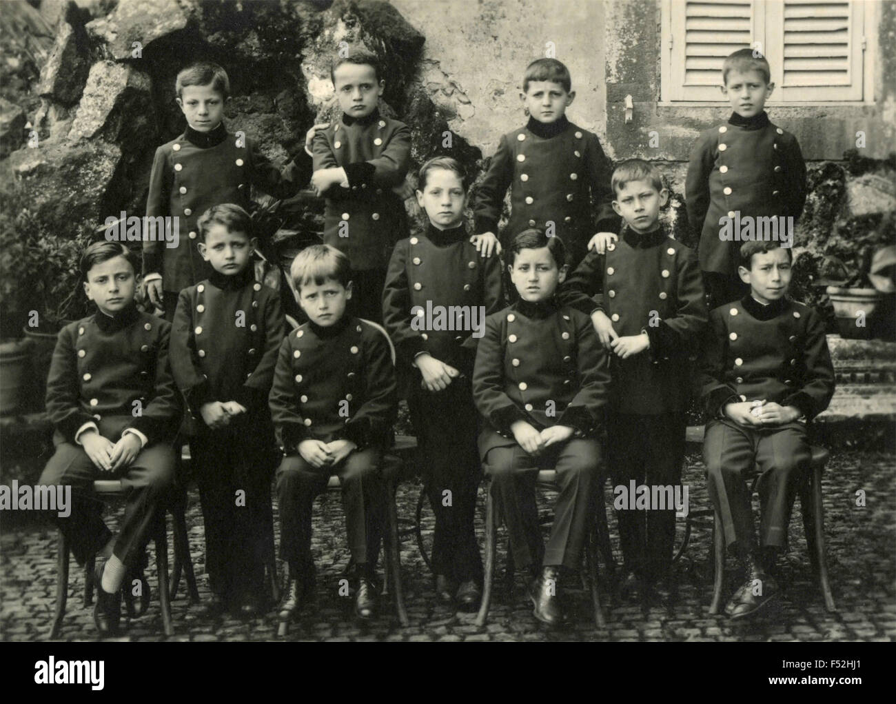 I bambini dell'Esercito Italiano Cadetti Foto Stock