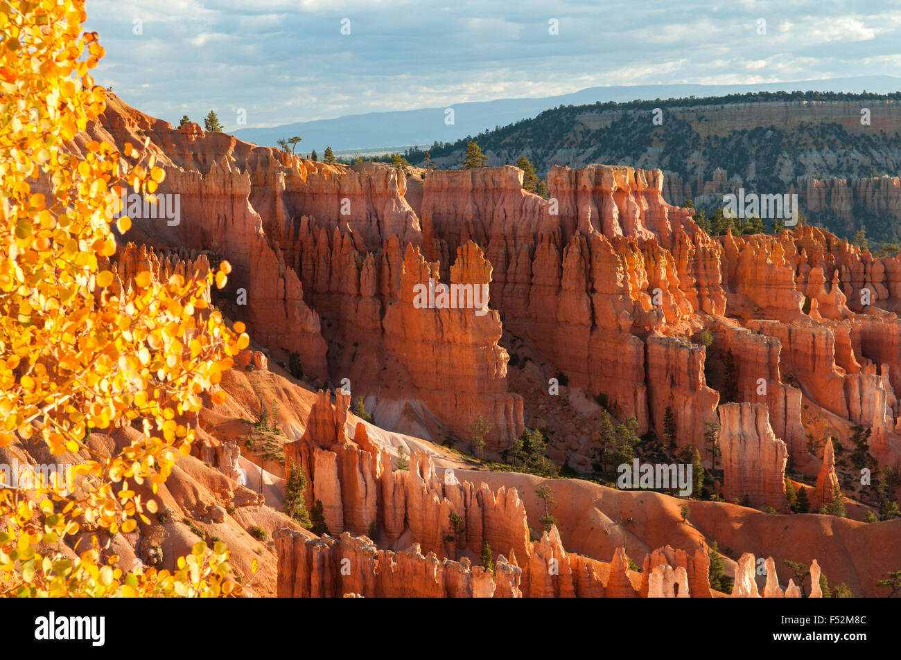 Vista sul sentiero Navajo, Bryce Canyon dello Utah, Stati Uniti d'America Foto Stock