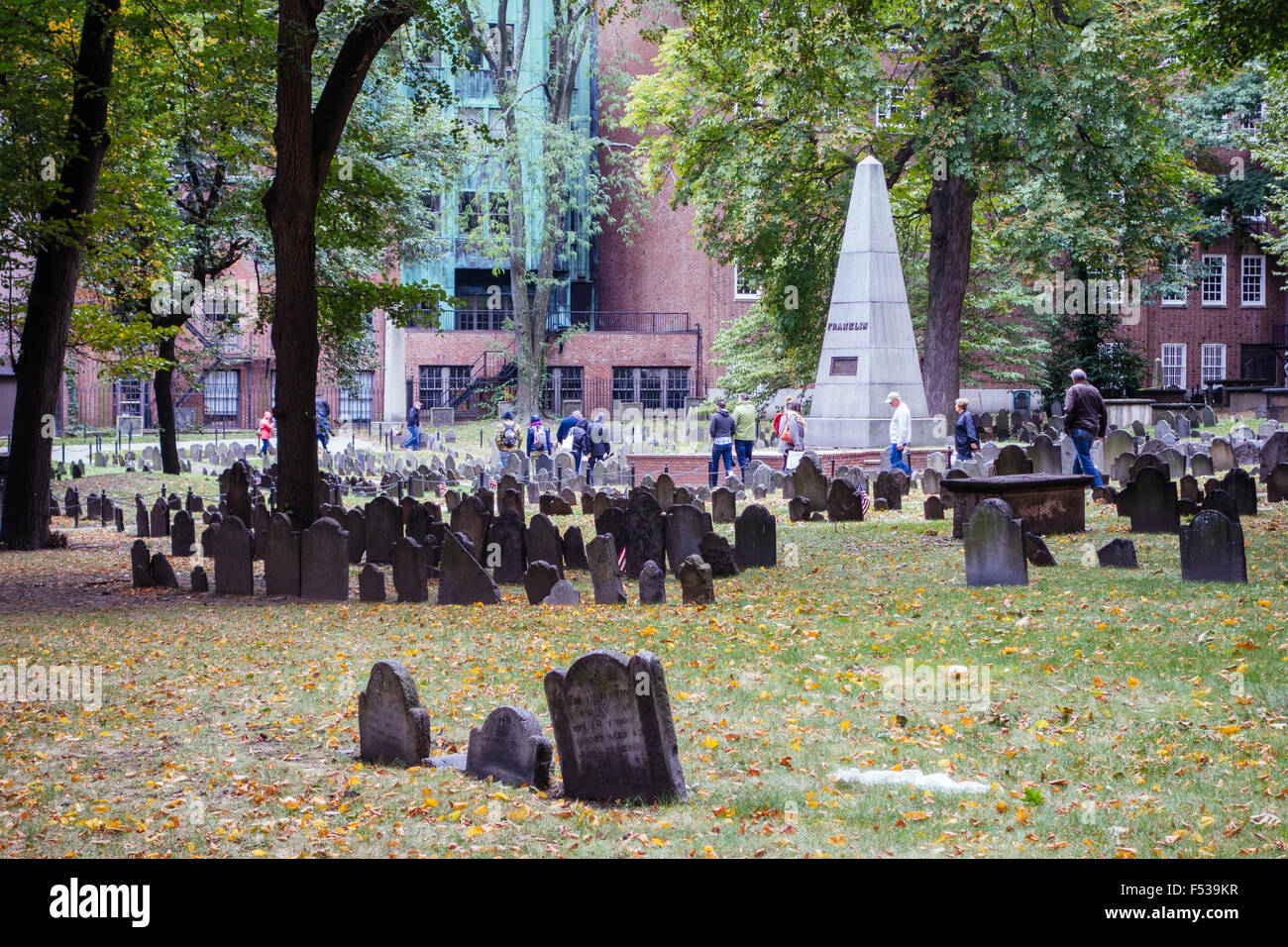 Il granaio di Boston di seppellimento di massa Foto Stock