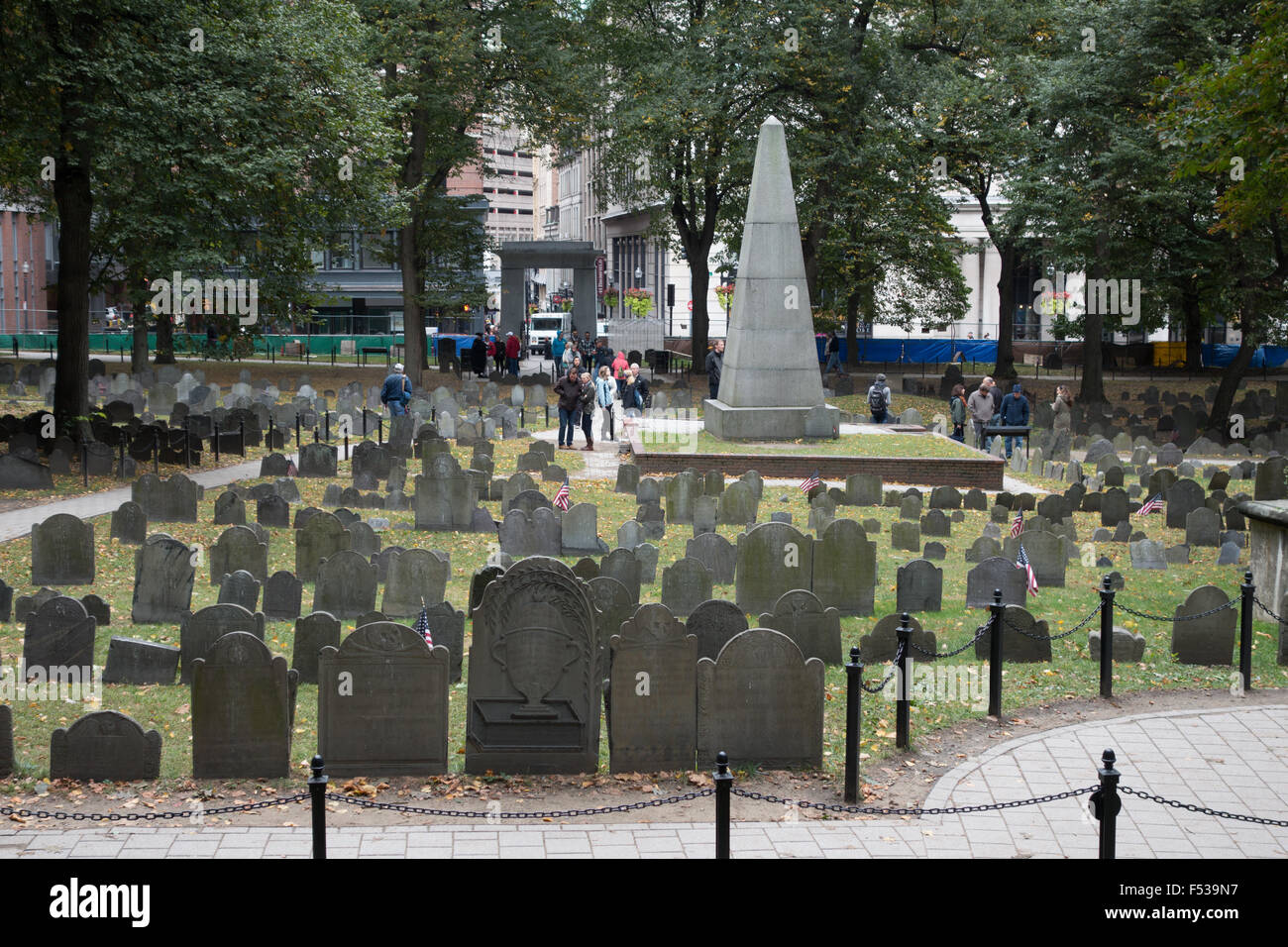 Il granaio di terra di seppellimento Boston landmark Foto Stock
