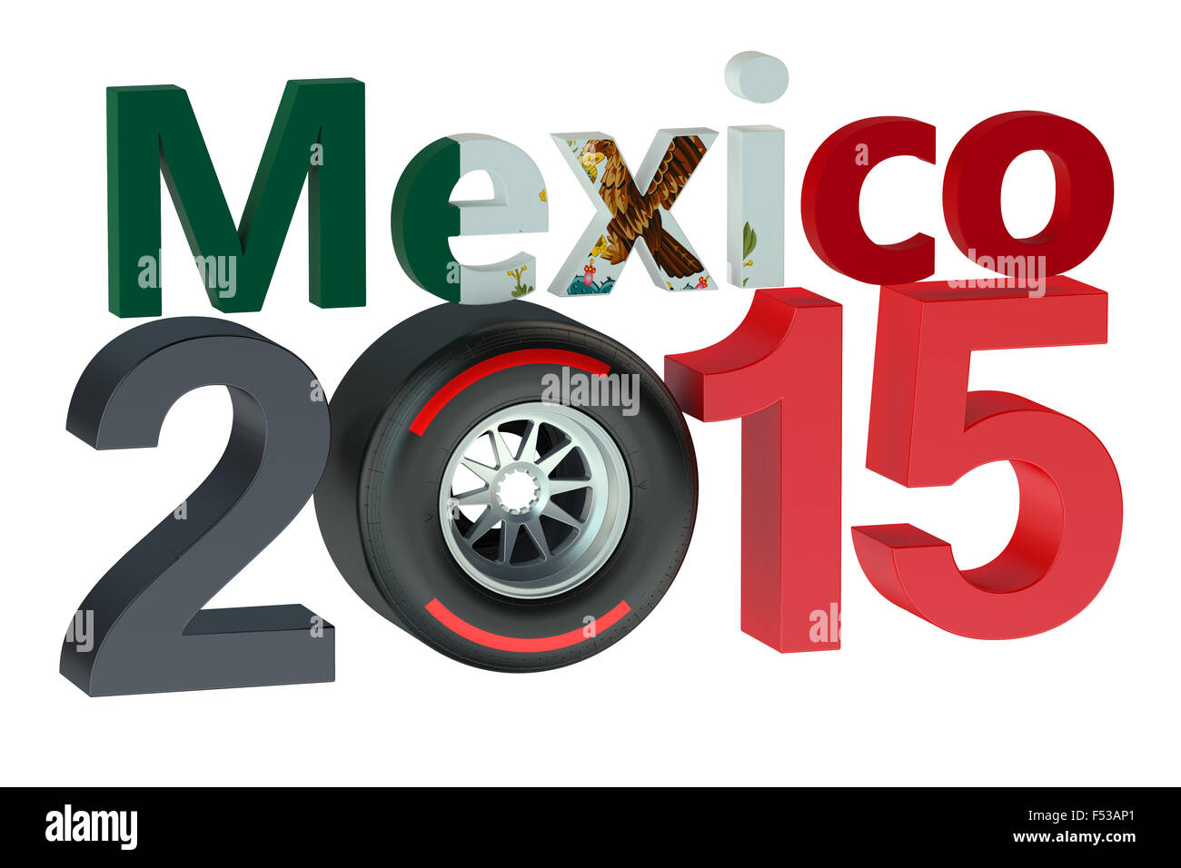 F1 Grand Prix di Formula 1 in Messico 2015 Foto Stock