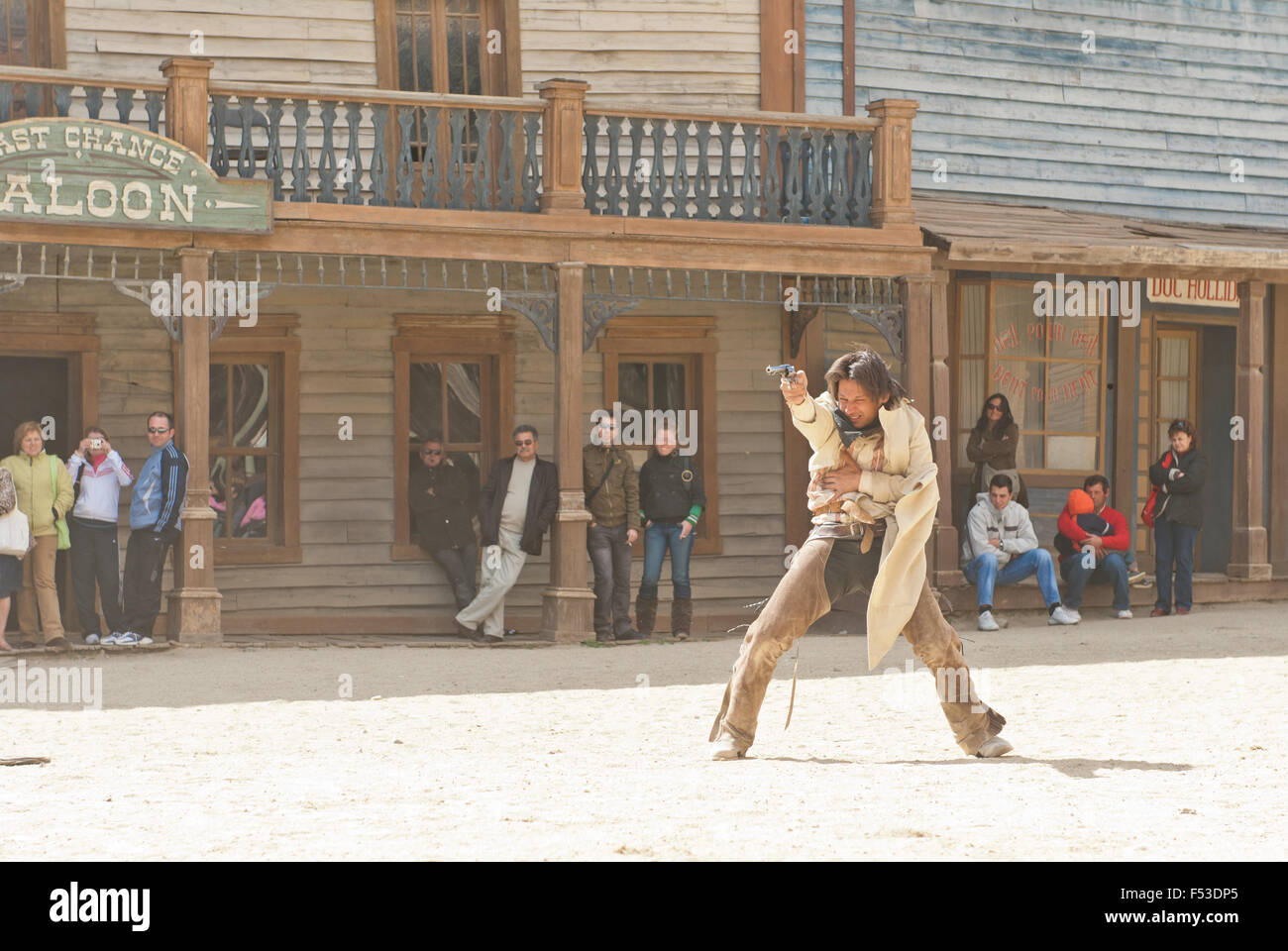 Spaghetti film occidentali e paesaggi desertici nel sud della Spagna, Murcia Foto Stock