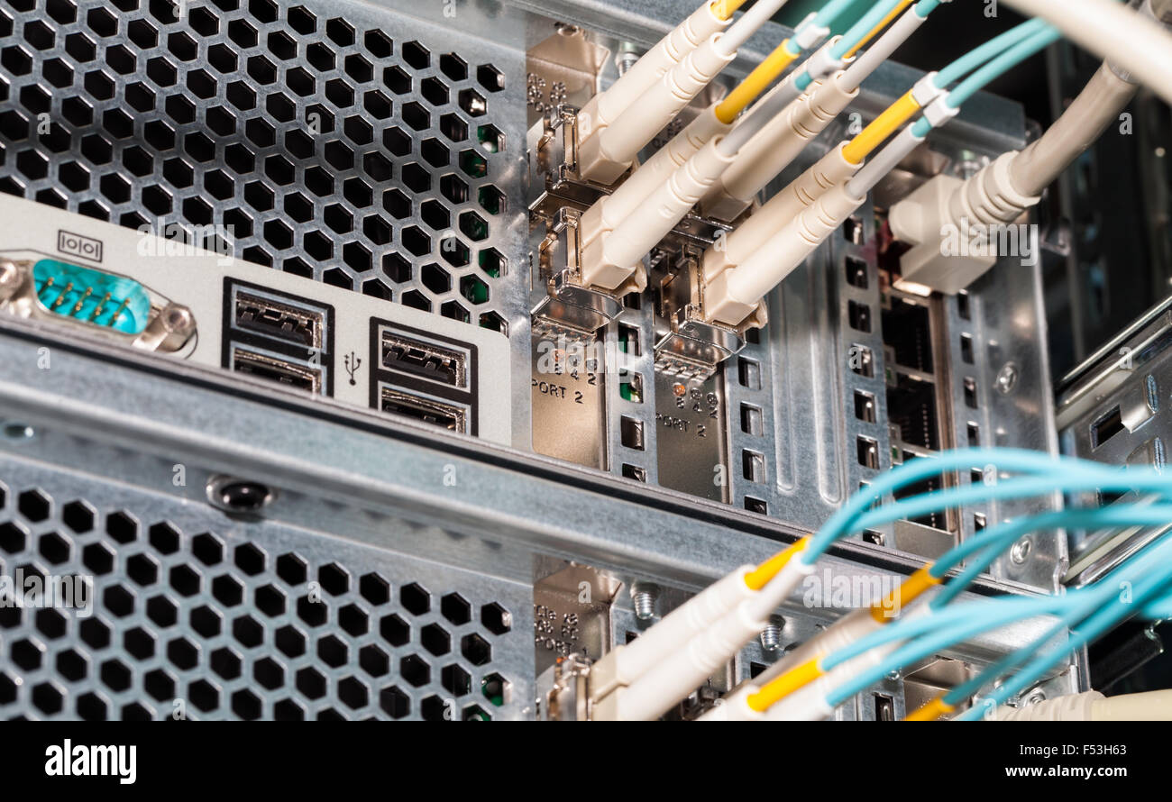 La tecnologia e i servizi cloud di un data center Foto Stock