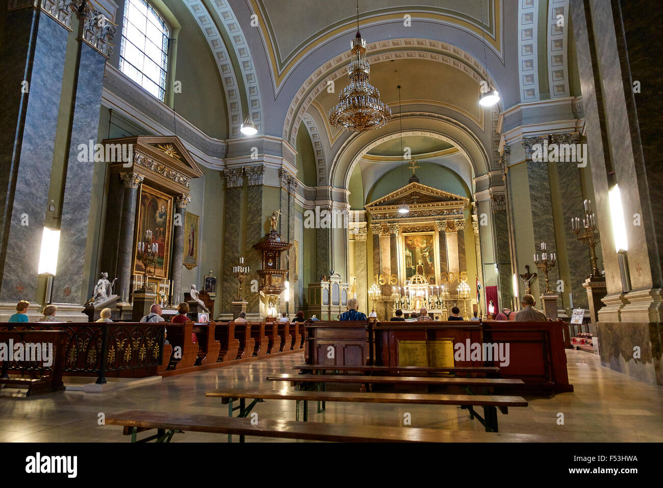 Santa Teresa di Avila Chiesa Parrocchiale, Budapest, Ungheria Foto Stock