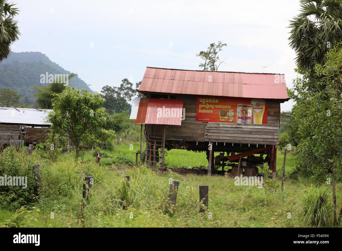 Casa in Cambodia Foto Stock