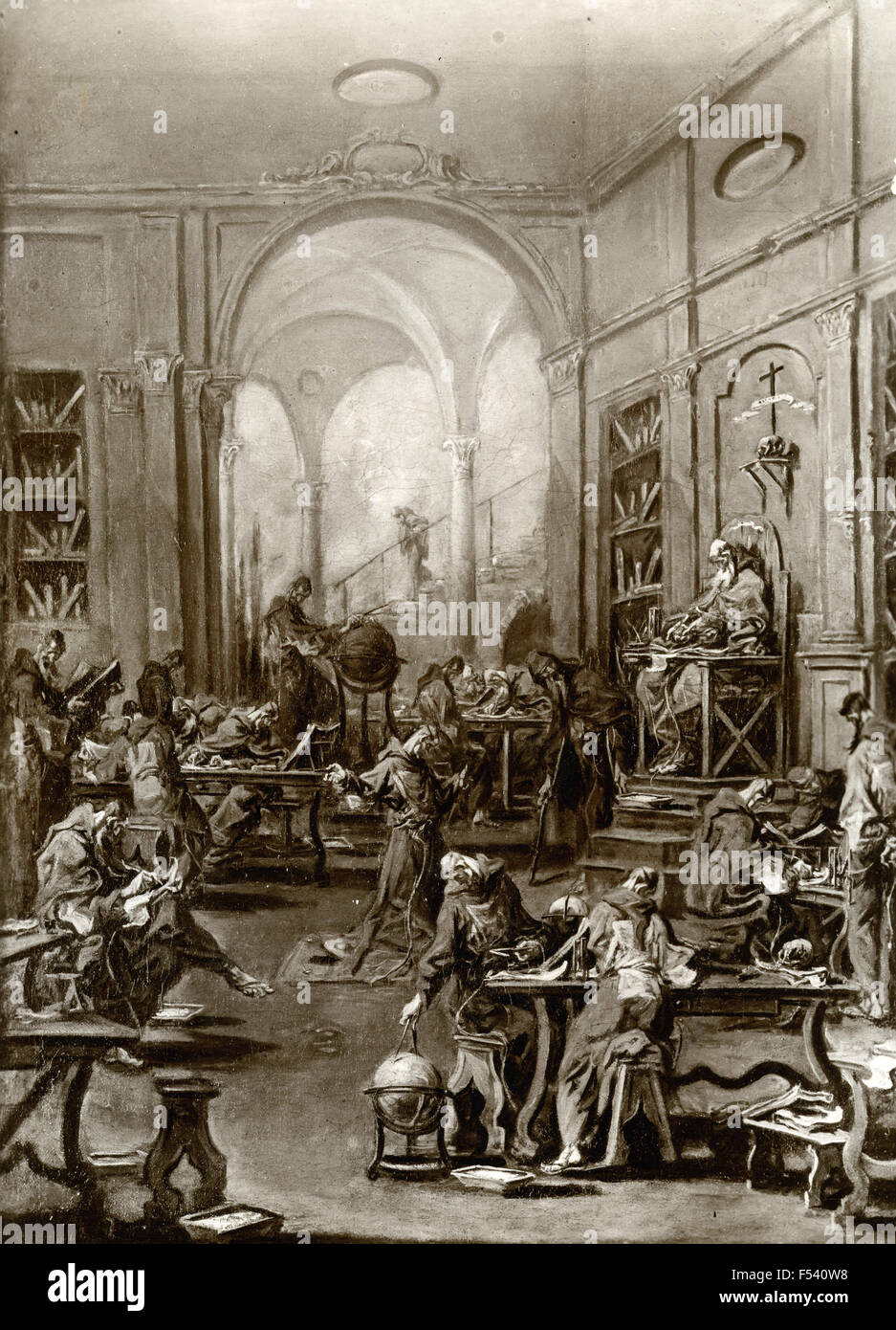 I dipinti di scuola dei Gesuiti , seconda metà del XVII secolo di scuola veneta, Italia Foto Stock