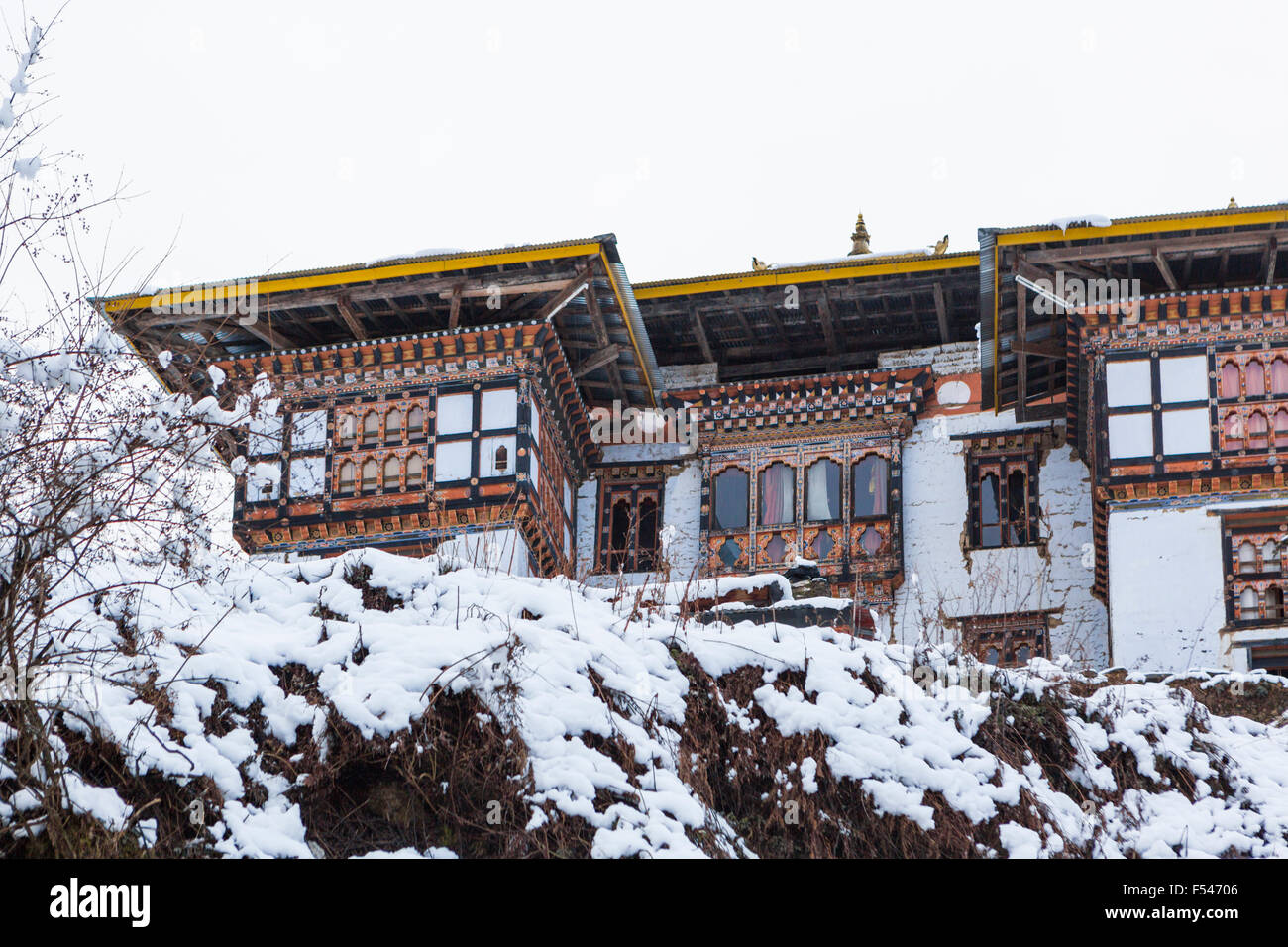 Villaggio Dorikha, Haa Valley, Bhutan Foto Stock