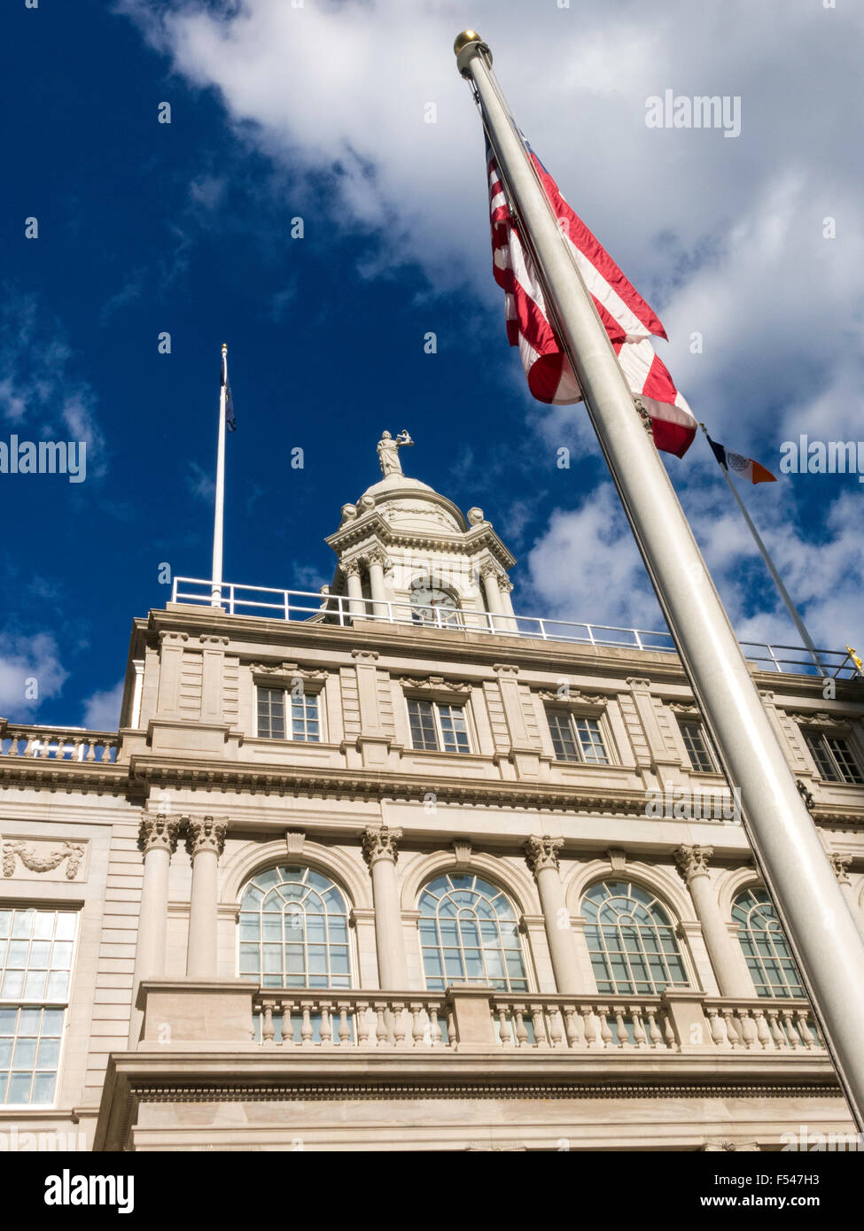 New York City Hall di New York Foto Stock