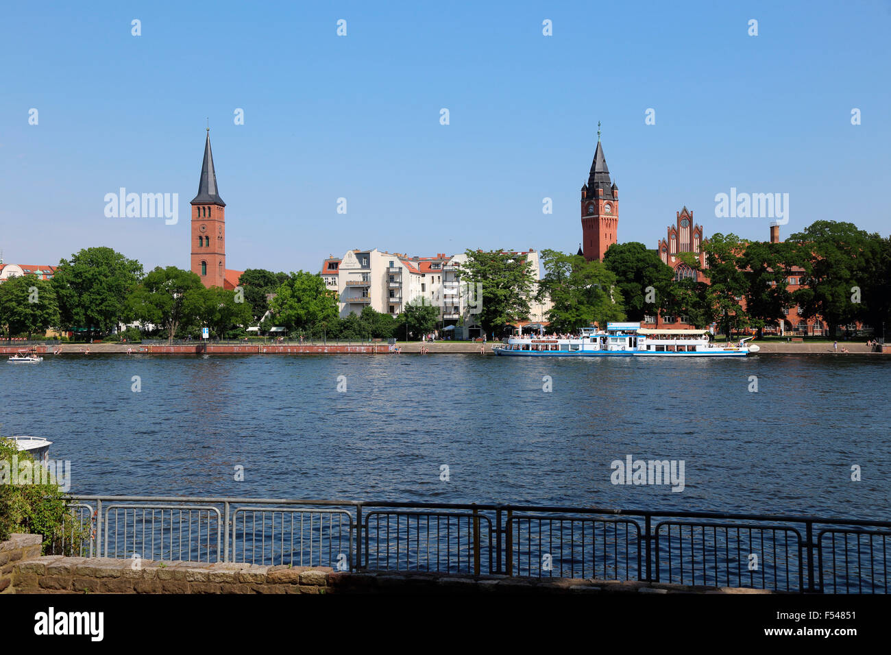 Berlin Köpenick Laurentius Chiesa municipio Foto Stock