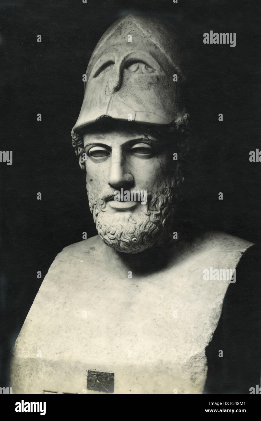 Busto di Pericle, il Museo del Vaticano Foto Stock