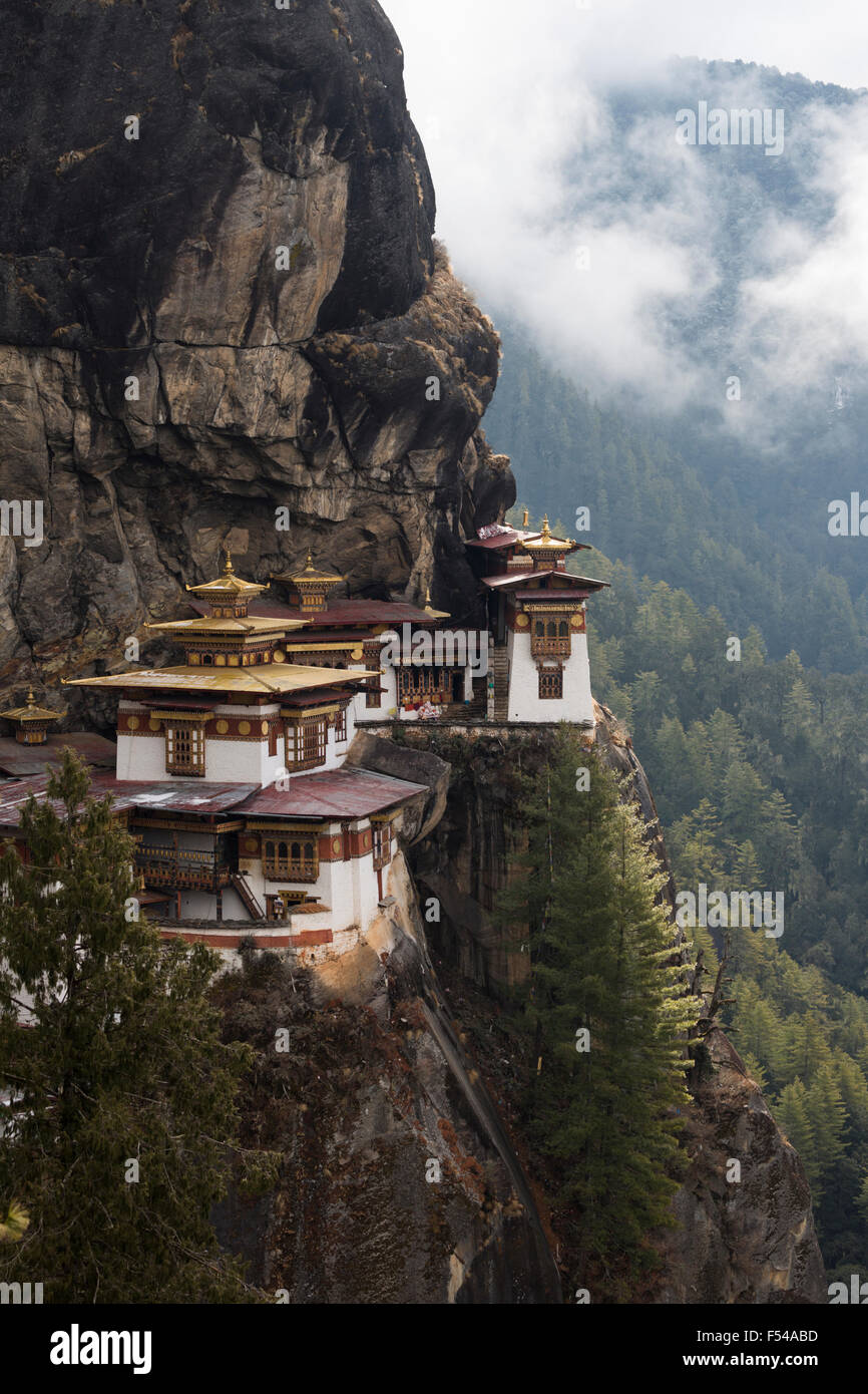 Tiger's Nest monastero vicino a paro, Bhutan Foto Stock