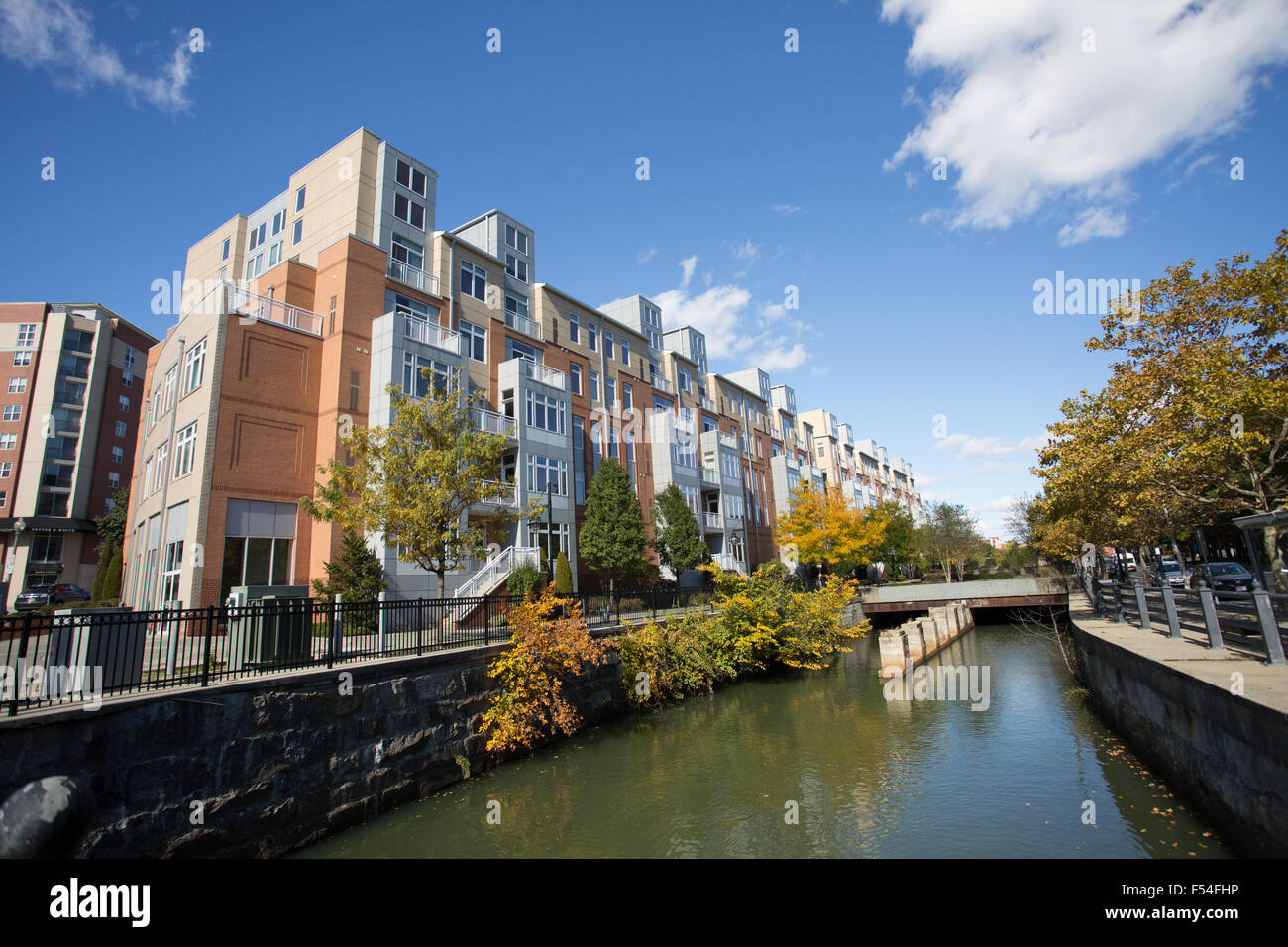 La provvidenza town house Rhode Island Foto Stock